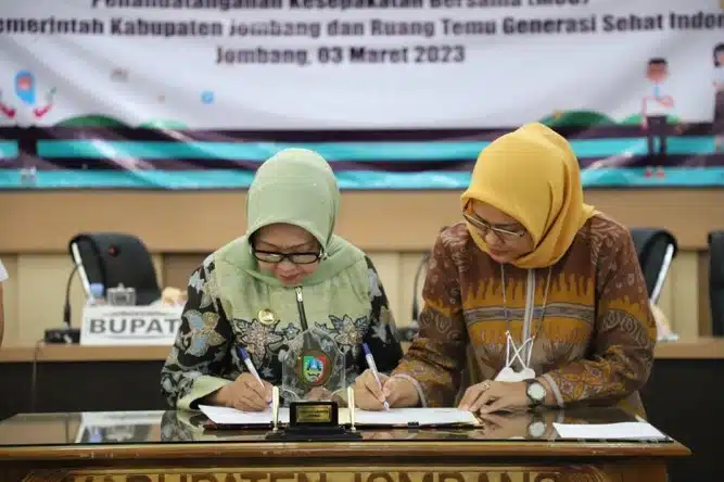 Penandatanganan MoU Pemkab Jombang - Rutgers