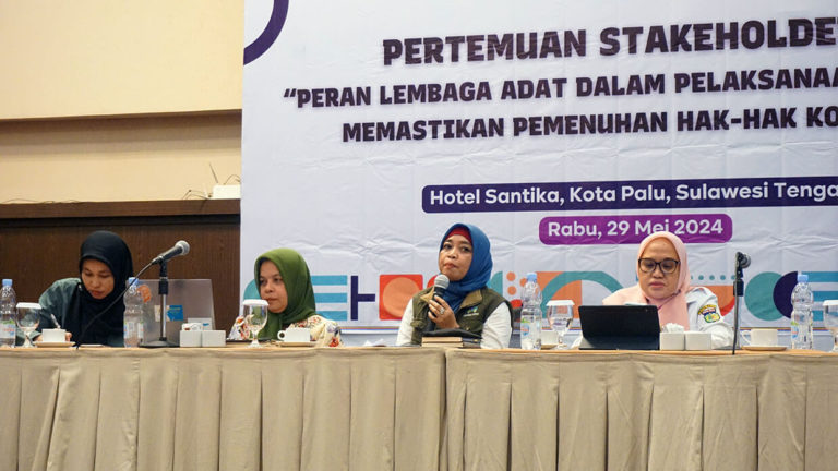 Diskusi Peran Lembaga Adat dalam Implementasi UU TPKS di Palu oleh Yayasan Gemilang Sehat Indonesia